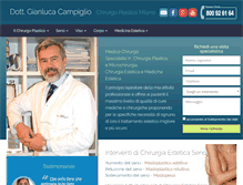 Tablet Screenshot of gianlucacampiglio.it